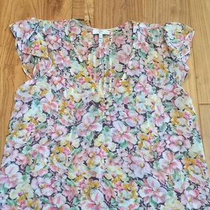 Joie Floral Blouse - XS